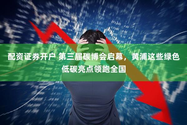 配资证券开户 第三届碳博会启幕，黄浦这些绿色低碳亮点领跑全国
