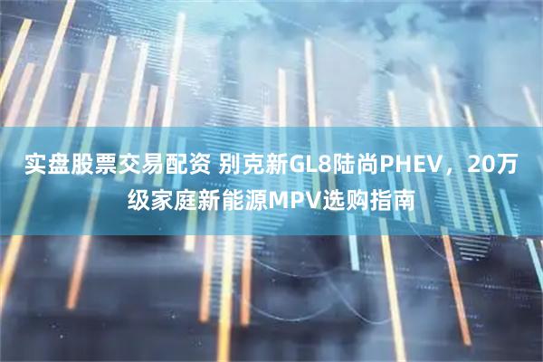 实盘股票交易配资 别克新GL8陆尚PHEV，20万级家庭新能源MPV选购指南